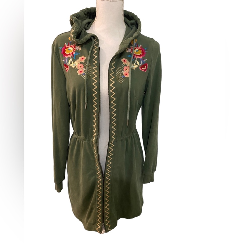 Solitaire hooded sweatshirt dress - Picture 2 of 6